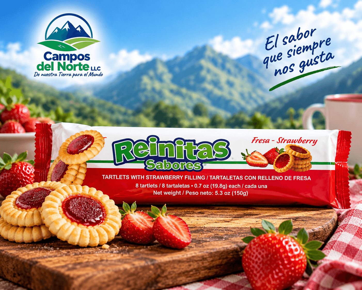 Reinitas Strawberry 24x 150 gr