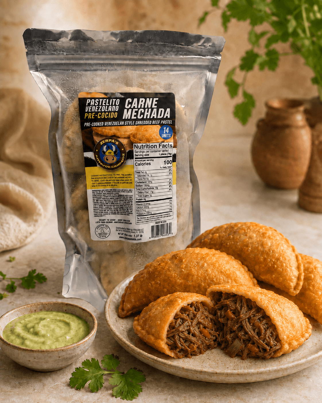 Pastelitos Andino Carne 14 Uni